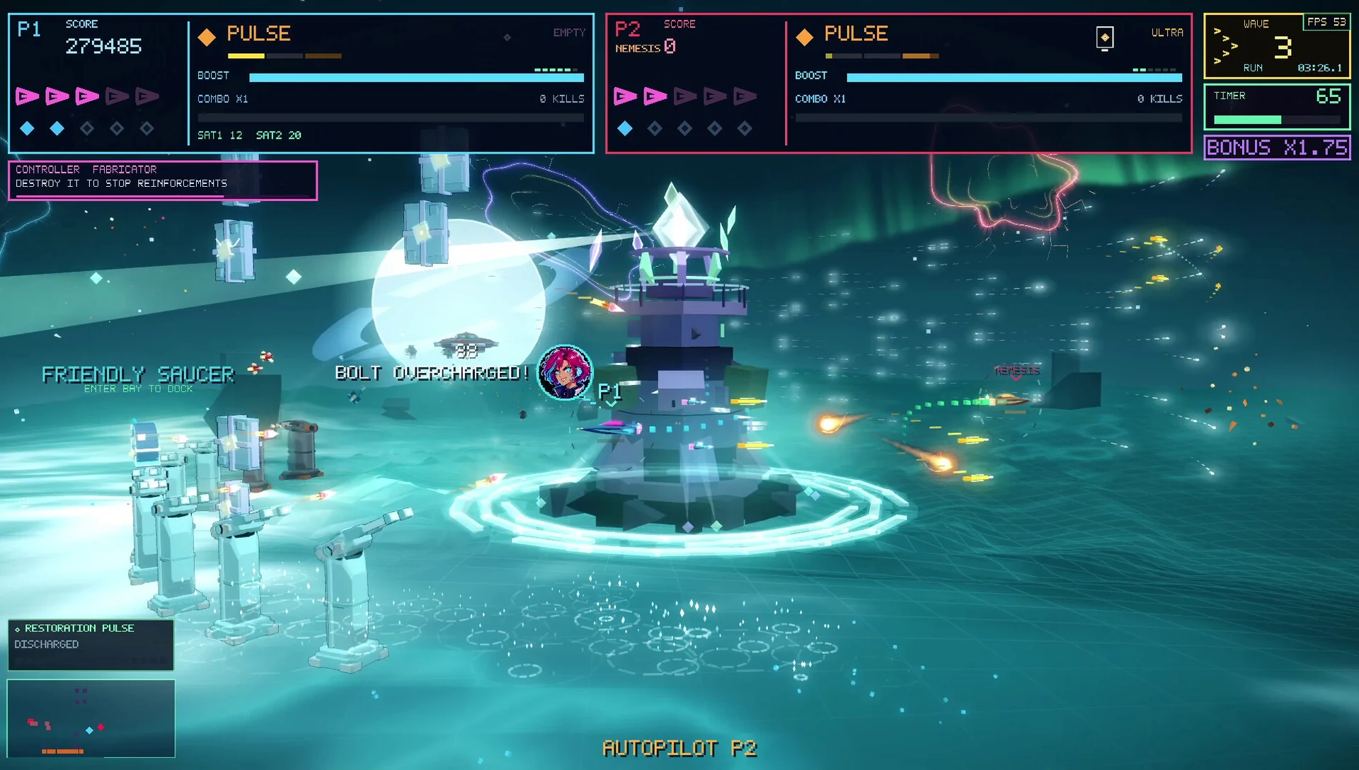 Overwhelming firepower in the arena