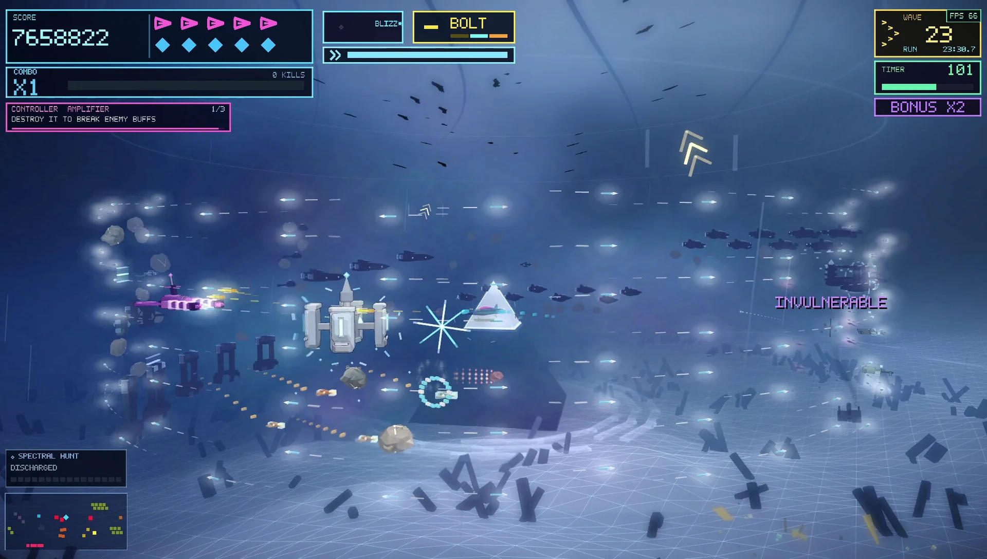 The Hollow Fleet surrounds the arena