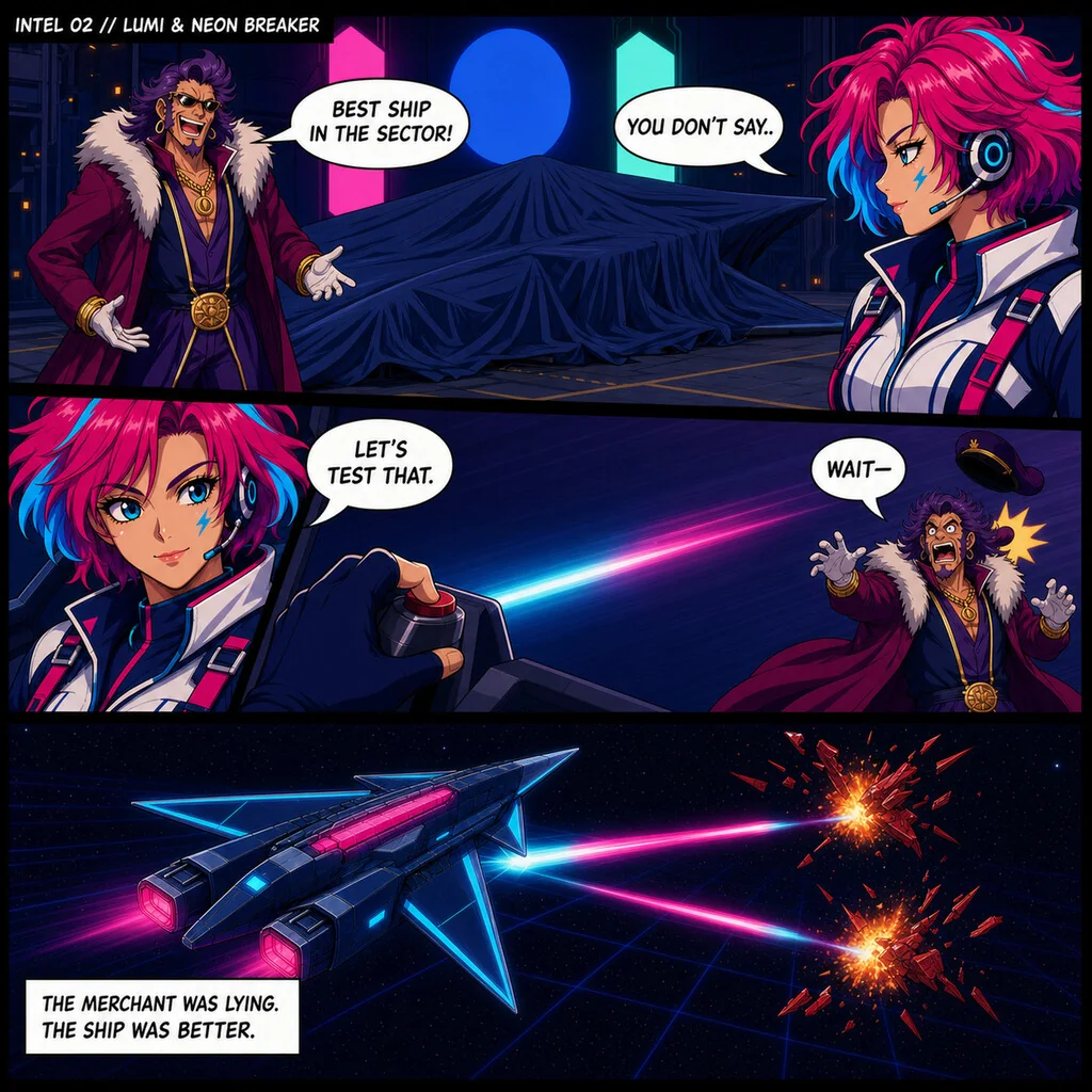 Lumi — original Intel comic