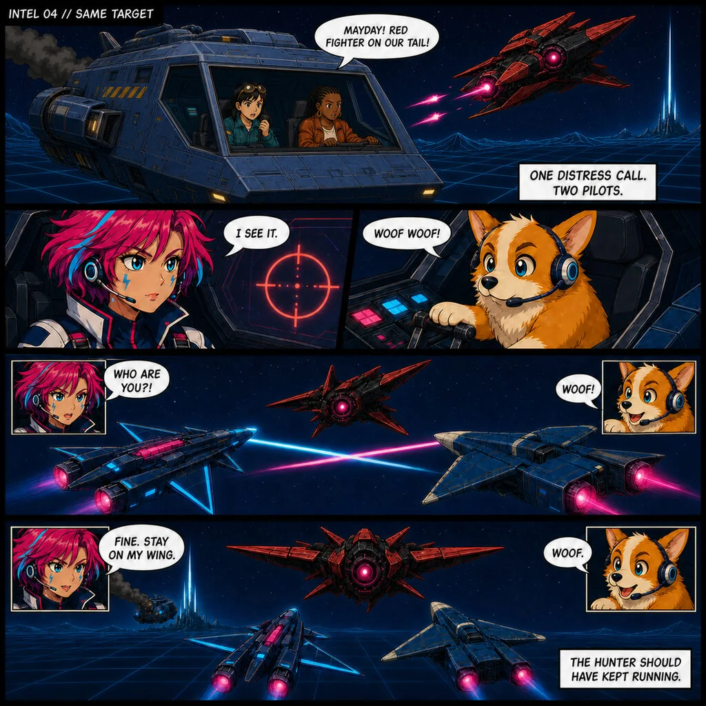 Same Target — original Intel comic