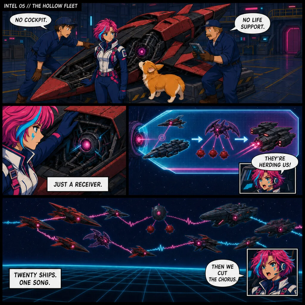 The Hollow Fleet — original Intel comic