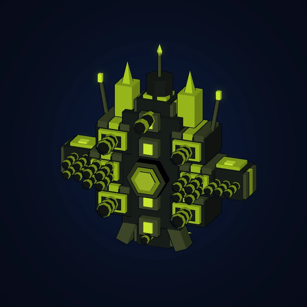 Arsenal Vizier in-game 3D model, orbital view 1 of 6
