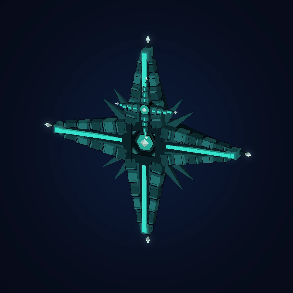 Axis Herald in-game 3D model, orbital view 1 of 6