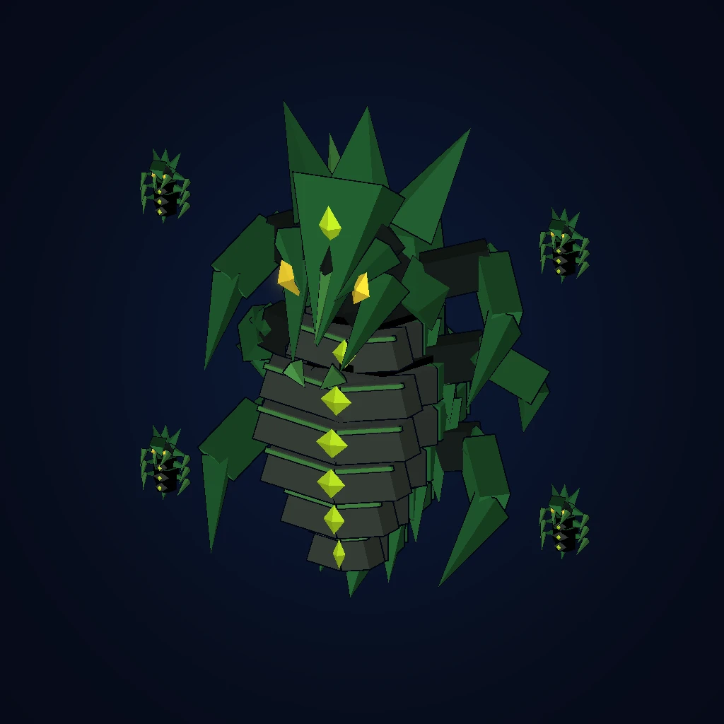 Broodwright in-game 3D model, orbital view 1 of 6