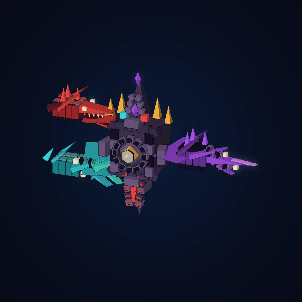 Chimera Sovereign in-game 3D model, orbital view 1 of 6