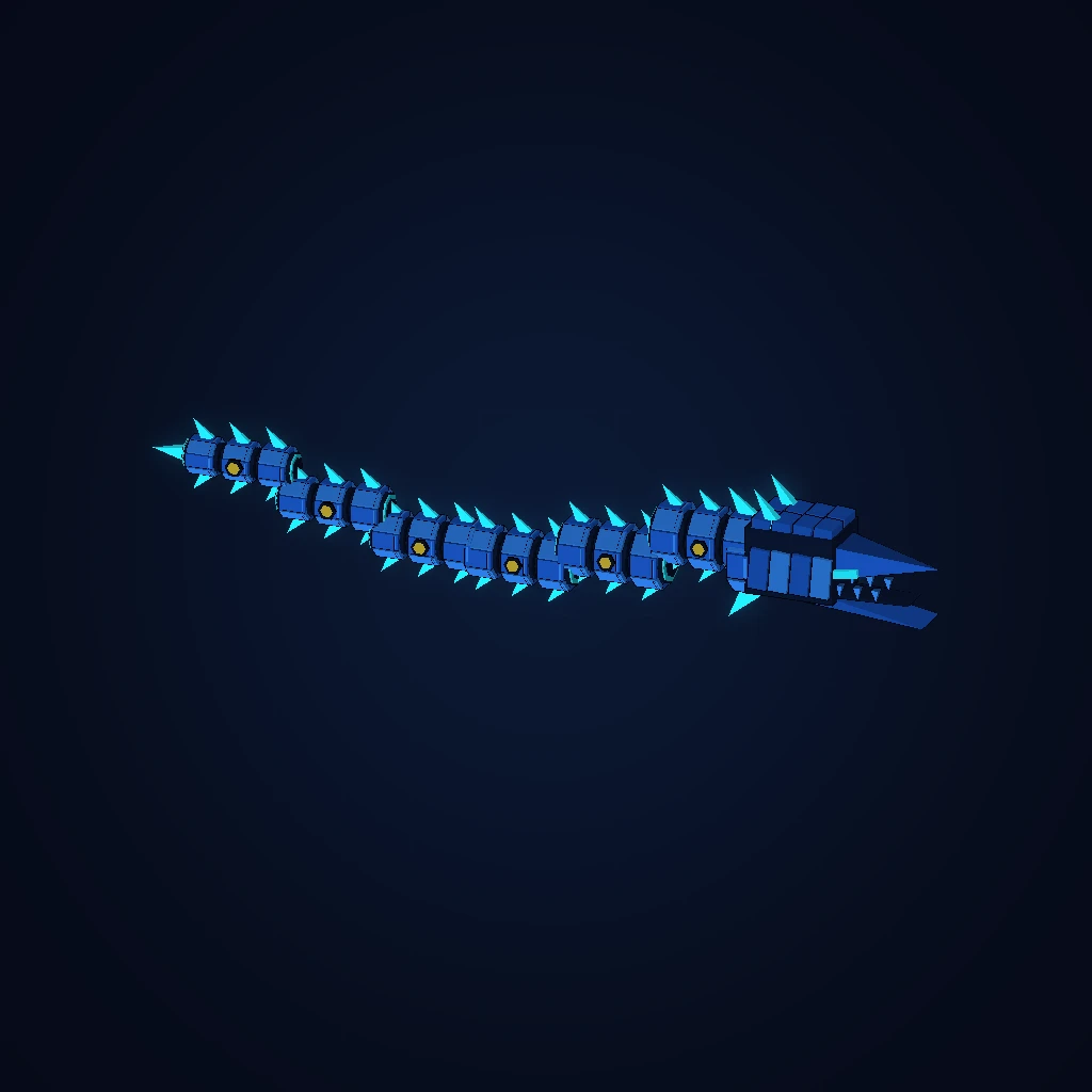 Coil Leviathan in-game 3D model, orbital view 1 of 6
