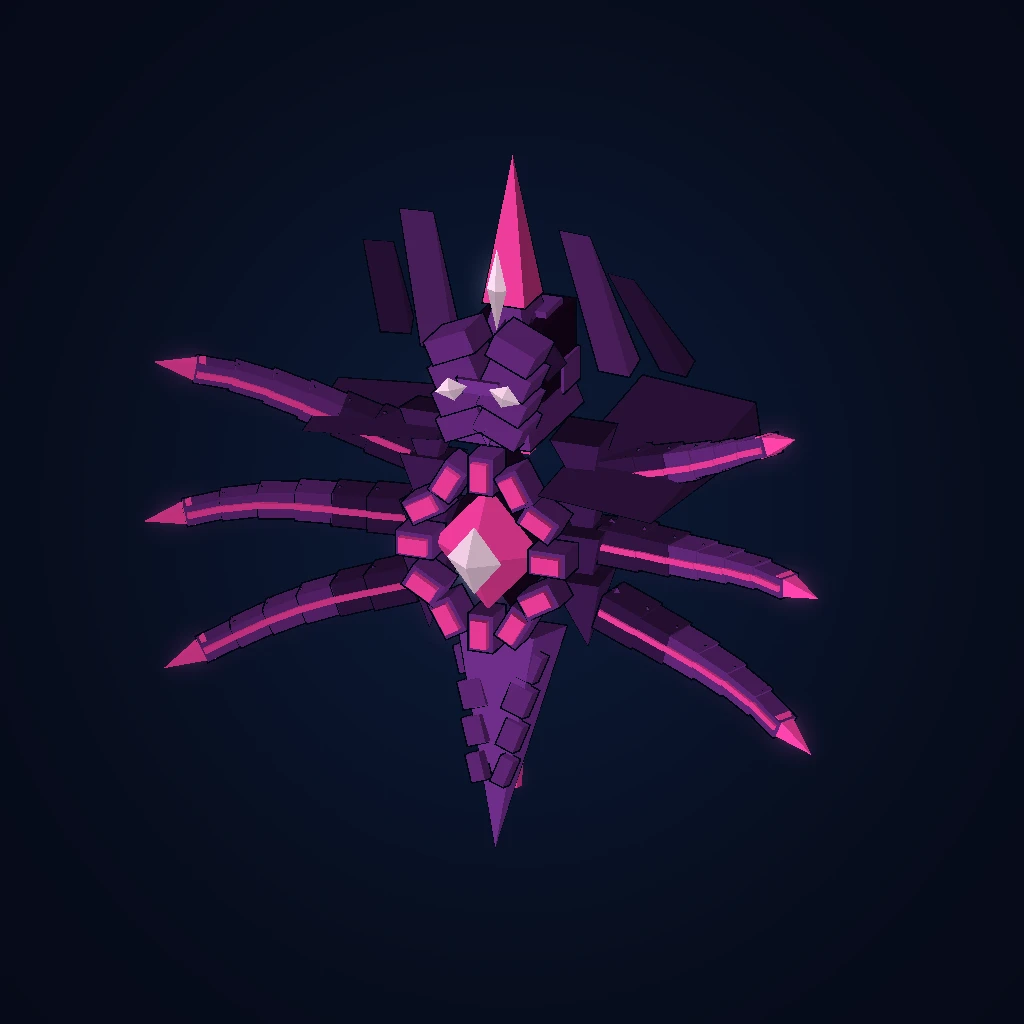Siphon Empress in-game 3D model, orbital view 1 of 6