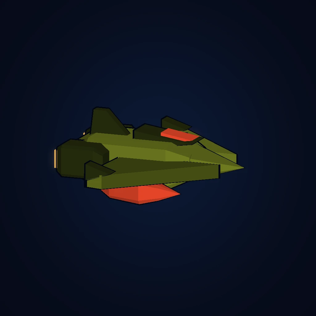 Bomber in-game 3D model, orbital view 1 of 6
