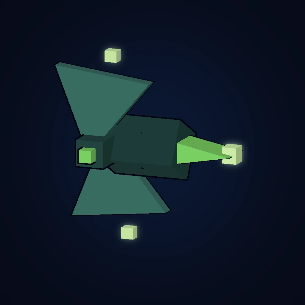 Drifter in-game 3D model, orbital view 1 of 6