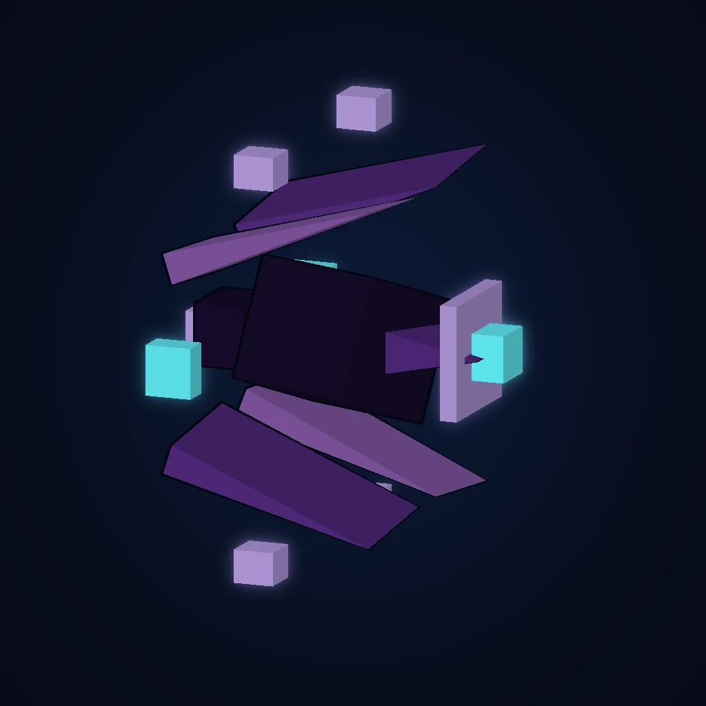 Folding Raider in-game 3D model, orbital view 1 of 6