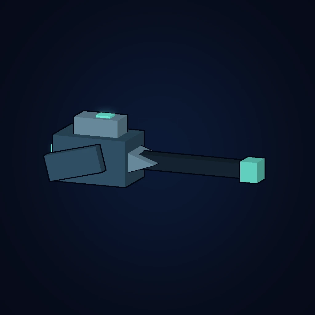 Marksman in-game 3D model, orbital view 1 of 6
