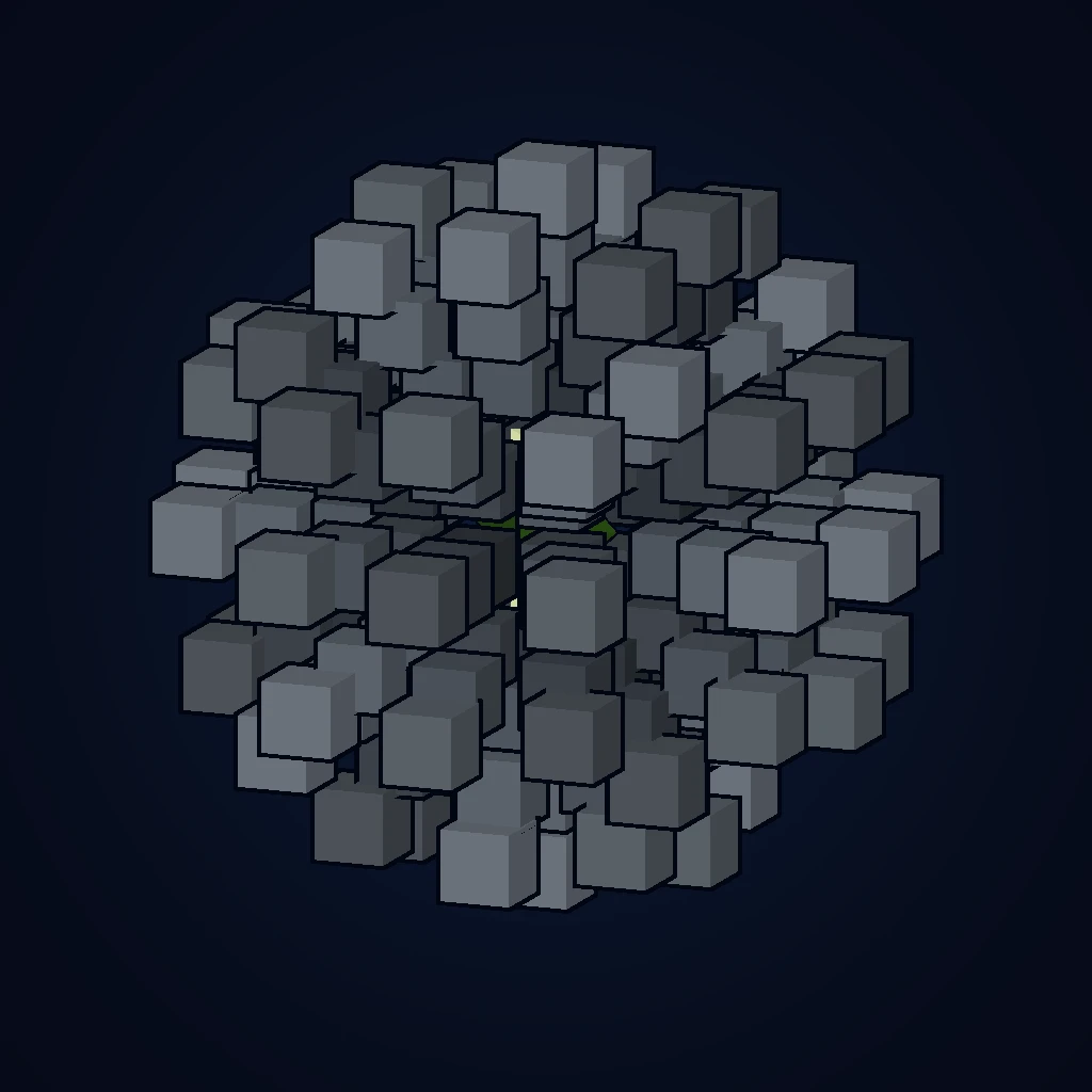 The Blob in-game 3D model, orbital view 1 of 6