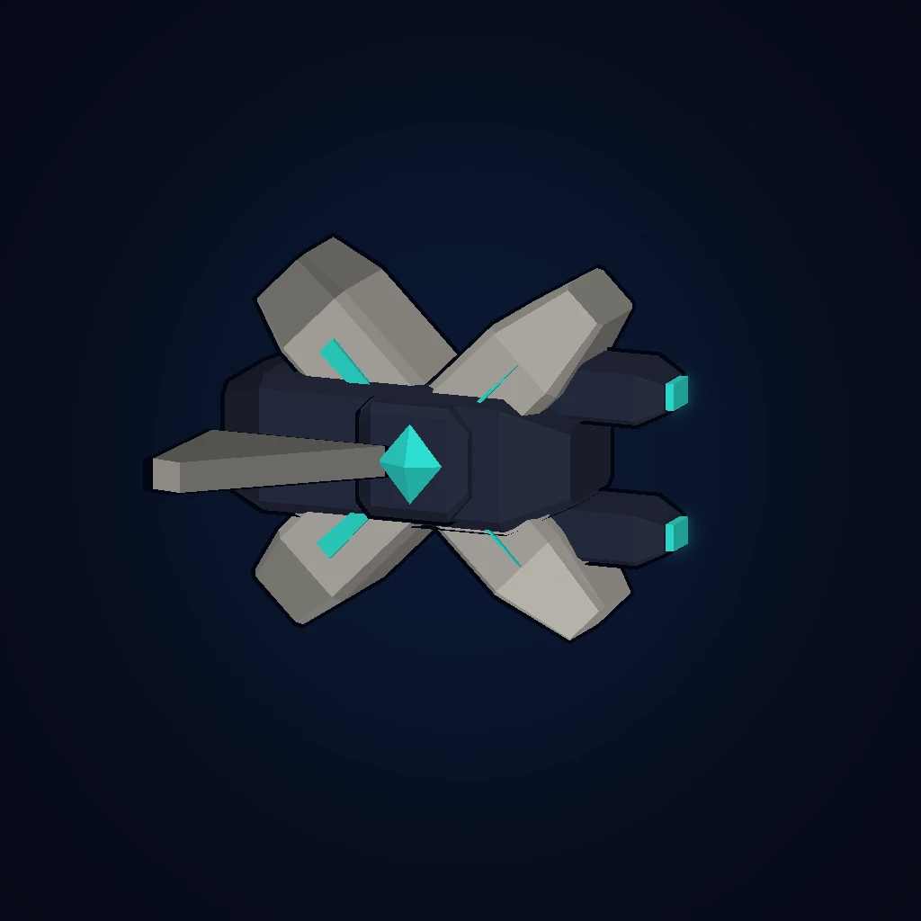 Sentinel in-game 3D model, orbital view 1 of 6
