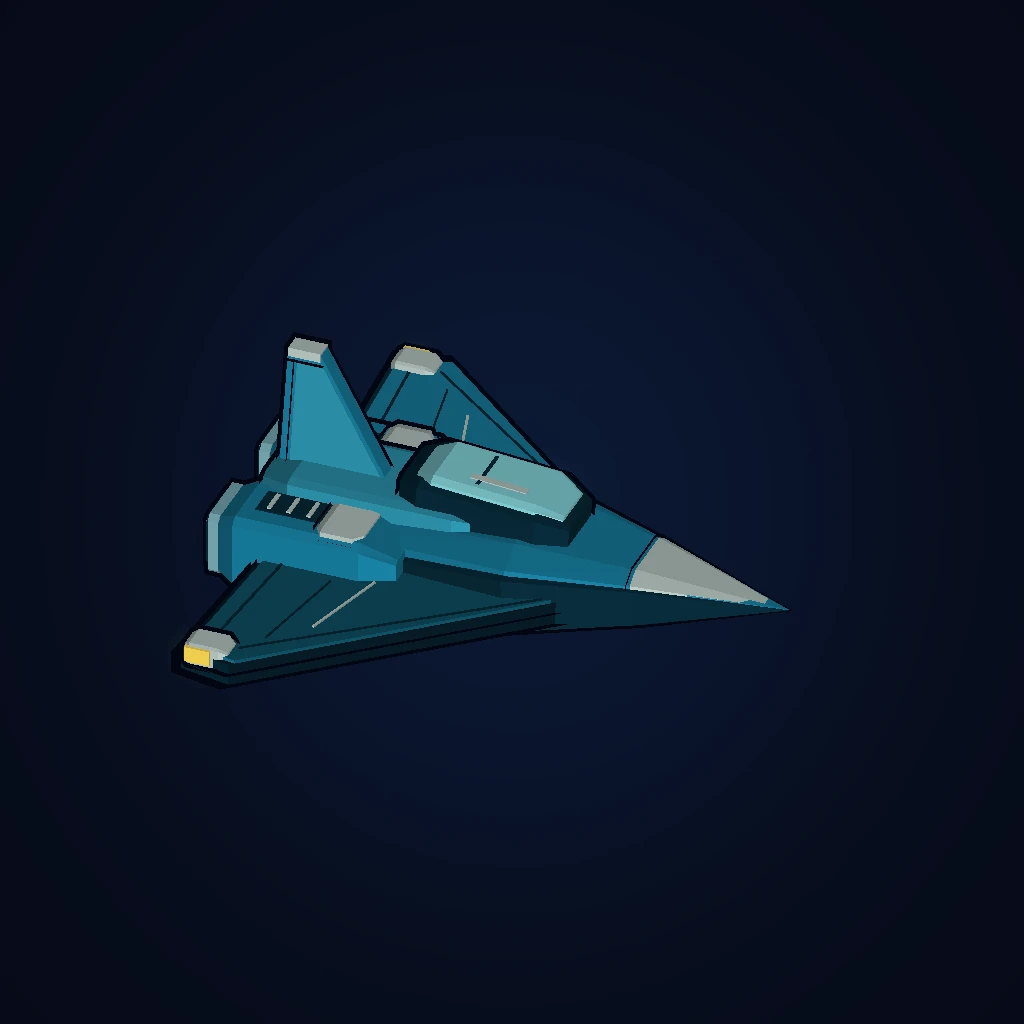 Dropzoner in-game 3D model, orbital view 1 of 6