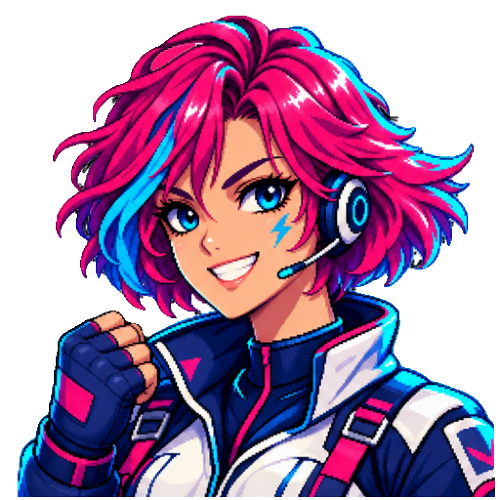 Lumi, the Neon Breaker pilot