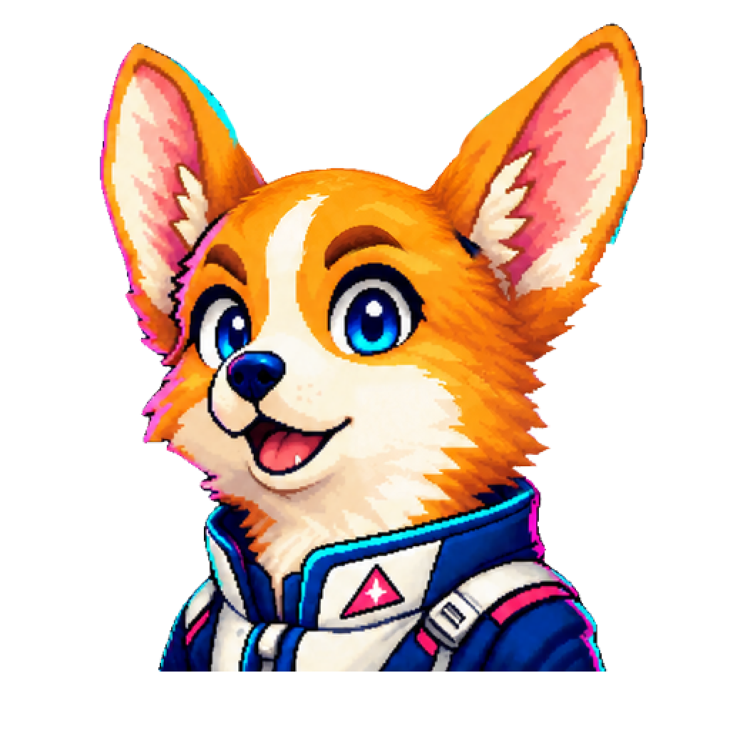 Turbo Corgi, the Dropzoner pilot